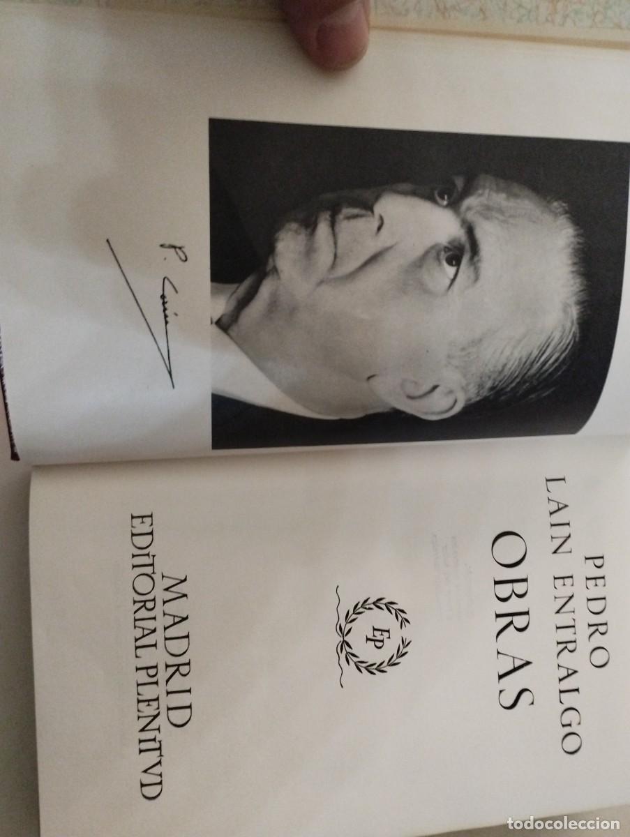 Libros de segunda mano: Pedro Lain Entralgo. Obras. Ed. Plenitud. 1965 - Foto 1