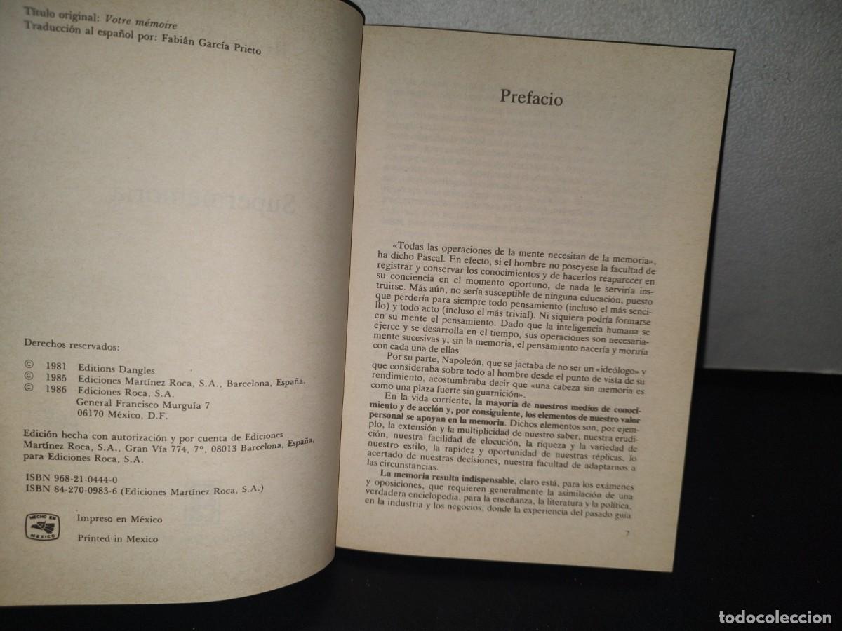 Libros de segunda mano: 95- SUPER MEMORIA - ROBERT TOCQUET - Foto 5