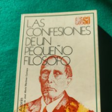 Libros de segunda mano: AZORÍN - LAS CONFESIONES DE UN PEQUEÑO FILÓSOFO. SELECCIONES AUSTRAL. ESPASA-CALPE, 1976.