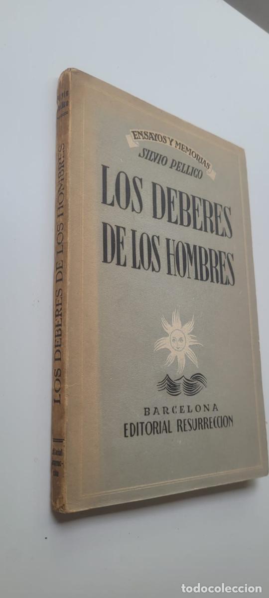 Libros de segunda mano: LOS DEBERES DE LOS HOMBRES - SILVIO PELLICO (1941) - Foto 1