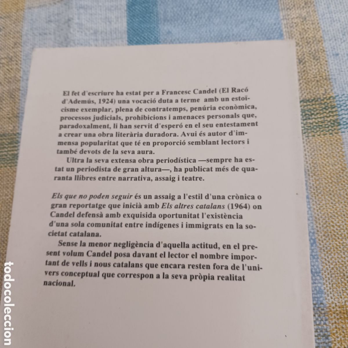 Libros de segunda mano: Els que no poden seguir de Francesc Candel - Foto 7