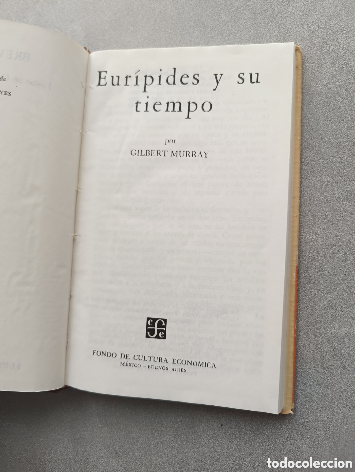 Libros de segunda mano: Eur&iacute;pides y su tiempo. Gilbert Murray - Foto 3