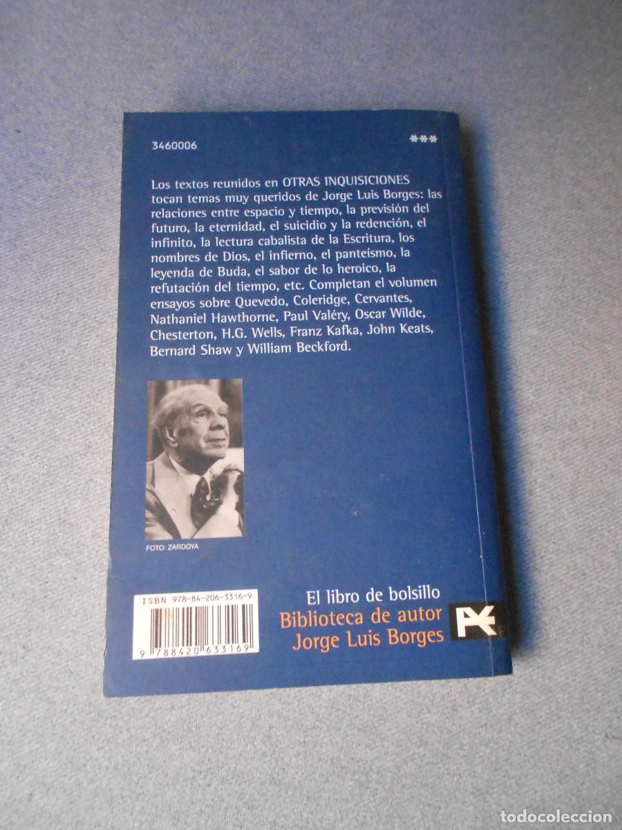 Libros de segunda mano: OTRAS INQUISICIONES. BORGES - Foto 3