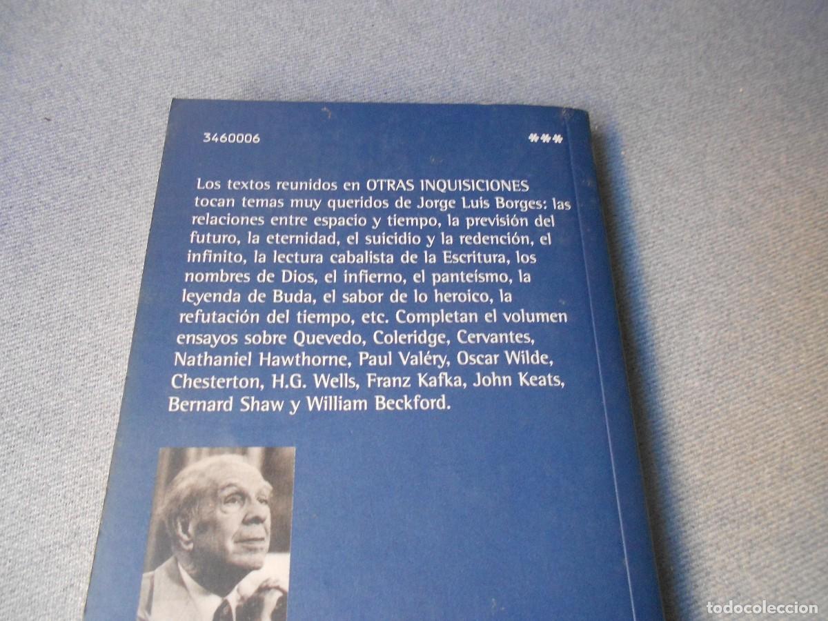 Libros de segunda mano: OTRAS INQUISICIONES. BORGES - Foto 4