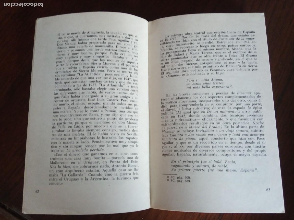 Libros de segunda mano: SOBRE ALBERTI. -MANUEL BAYO. - Foto 3