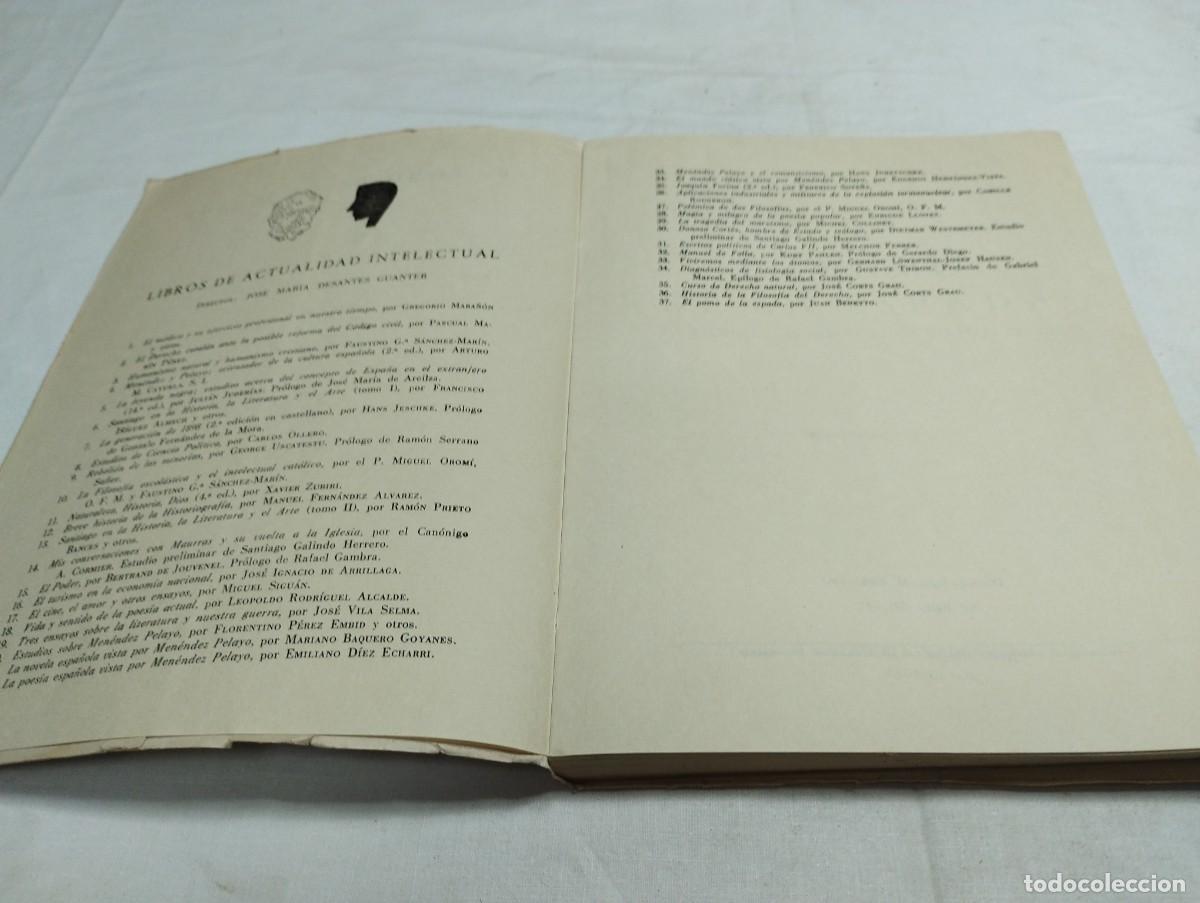 Libros de segunda mano: El pomo de la espada. Juan Beneyto, 1961 - Foto 2