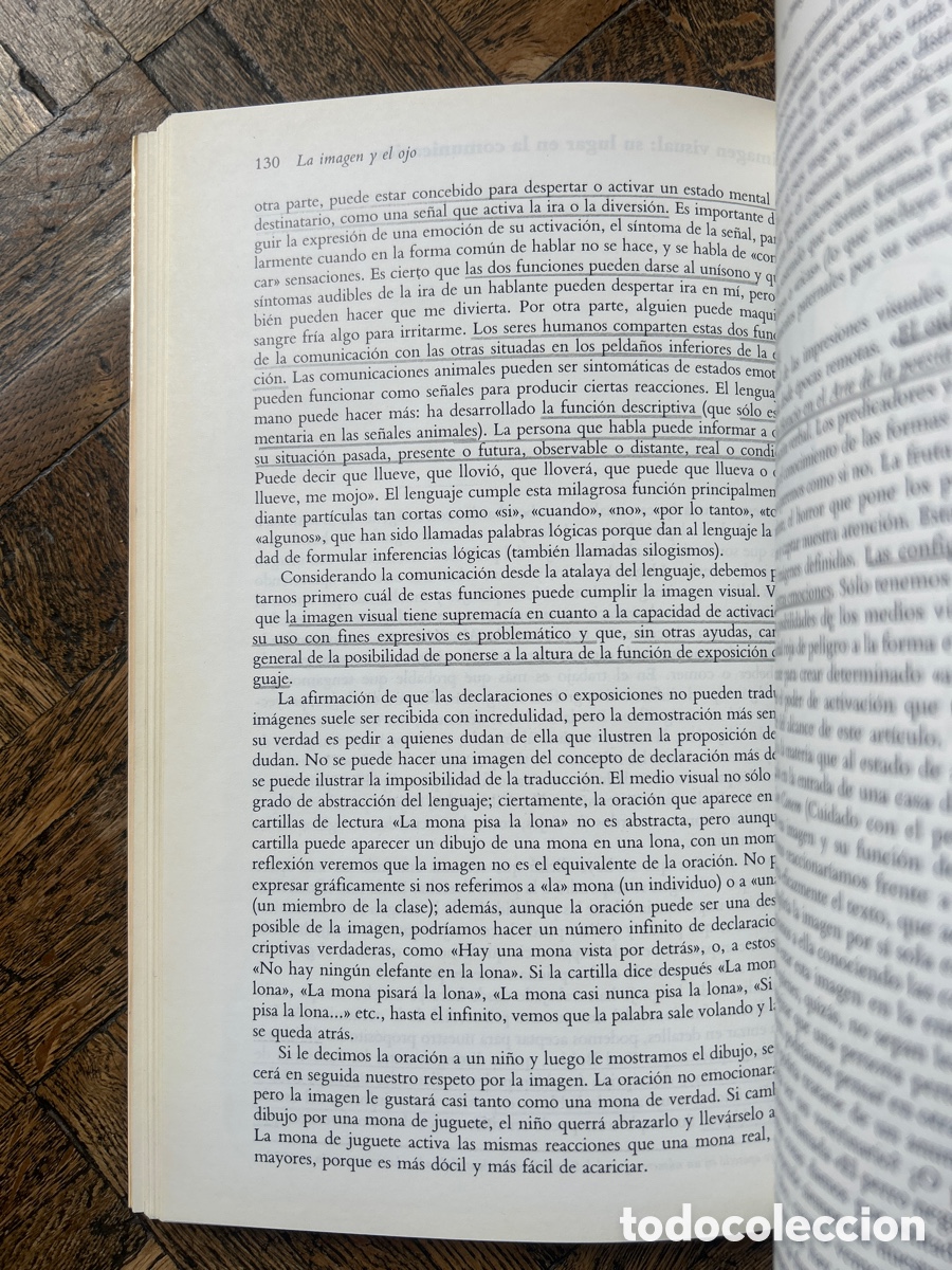 Libros de segunda mano: La imagen y el ojo - E.H. Gombrich - Alianza (1987) - Foto 7