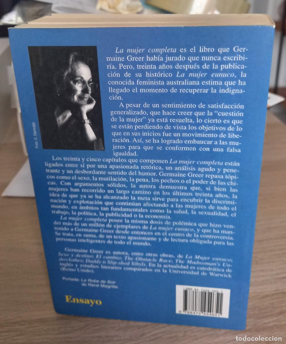Libros de segunda mano: LA MUJER COMPLETA - GREER, G. - Foto 2