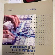 Libros de segunda mano: PERIODISMO EN LA ERA DE INTERNET. - DIEZHANDINO NIETO, M. PILAR.