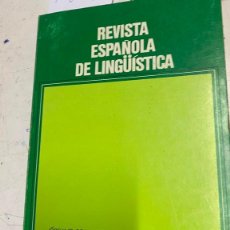 Libros de segunda mano: REVISTA ESPAÑOLA DE LINGÜÍSTICA 17, 2. - VV.AA.