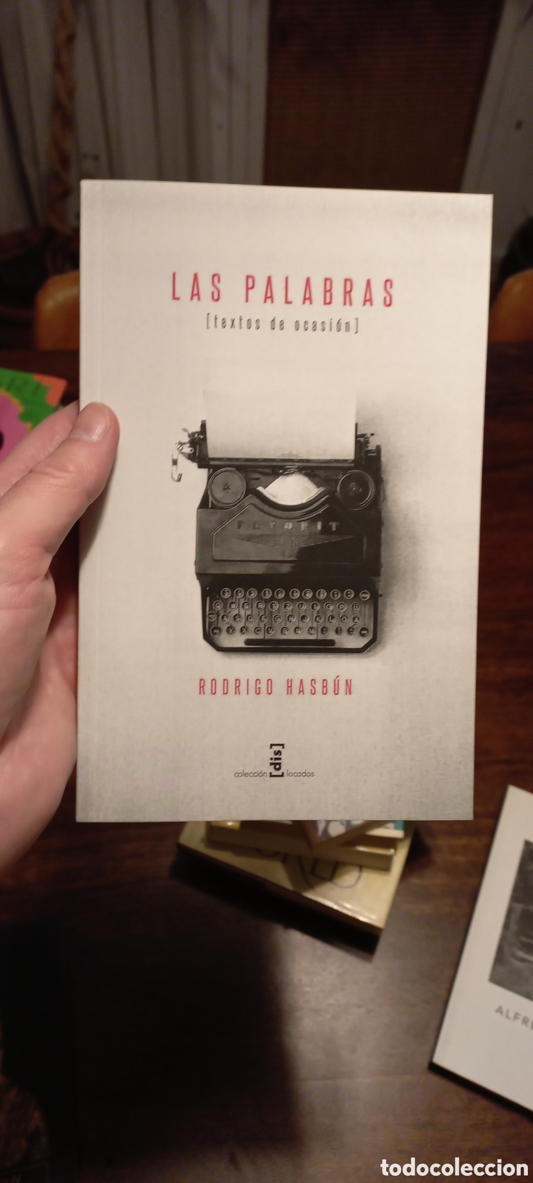 Libros de segunda mano: Las palabras, Rodrigo Hasb&uacute;n (dedicado) - Foto 2