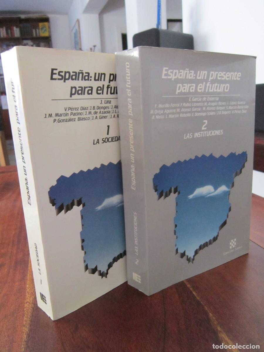 Second hand books: ESPA&Ntilde;A: UN PRESENTE PARA EL FUTURO TOMOS I Y 2 VVAA Colec. Tablero. Instituto de Estudios Econ&oacute;micos