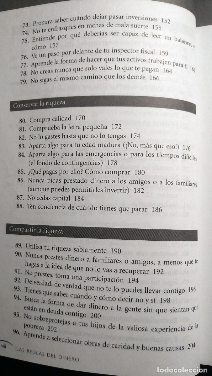Libros de segunda mano: LAS REGLAS DEL DINERO - RICHARD TEMPLAR - Foto 6