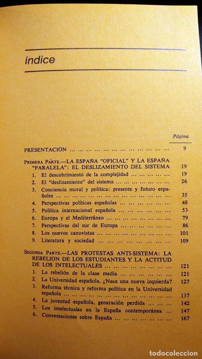 Libros de segunda mano: ESPA&Ntilde;A Y EL SOCIALISMO - E. TIERNO GALVAN - Foto 5