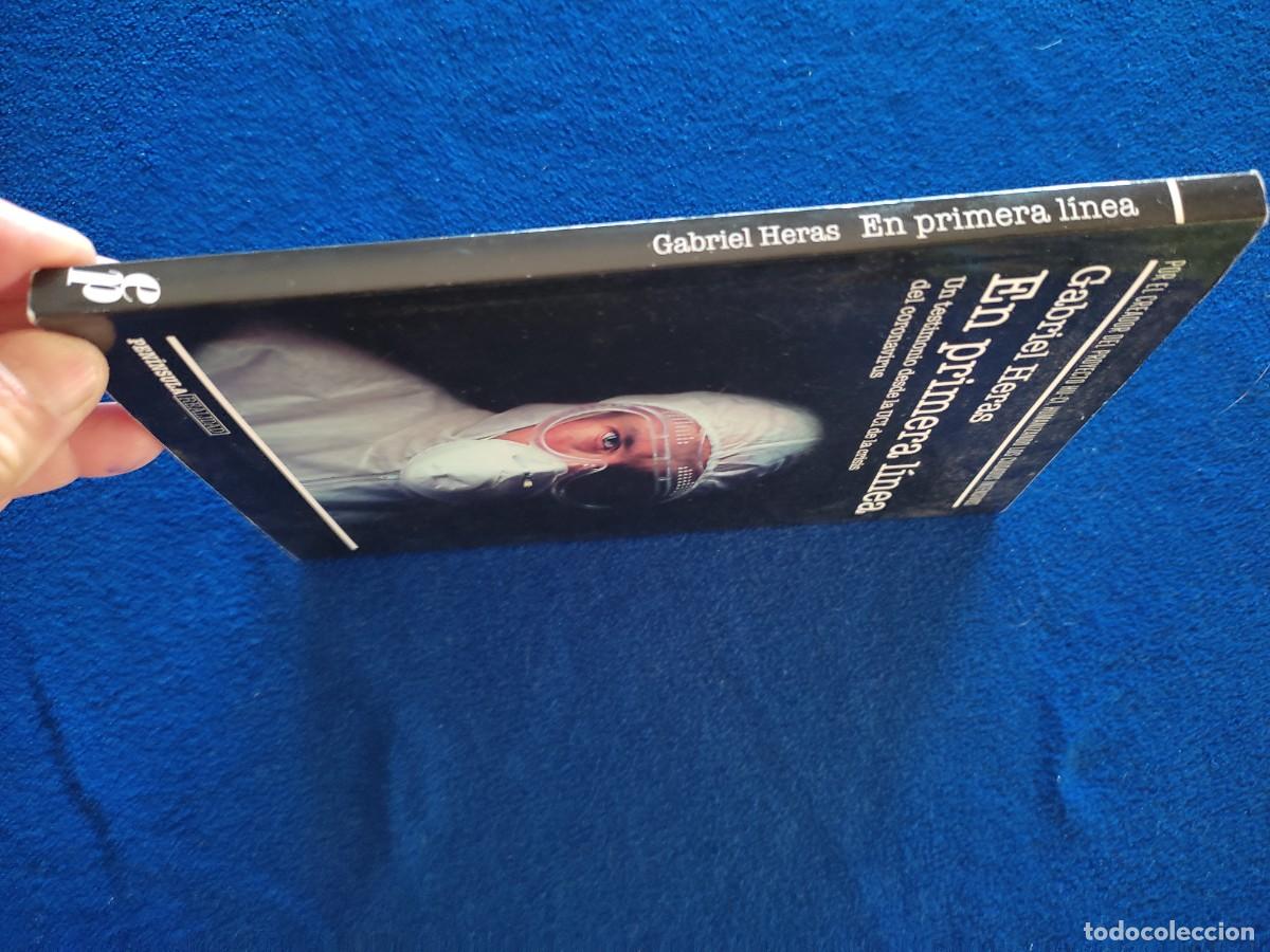 Libros de segunda mano: En Primera L&iacute;nea Gabriel Heras Ediciones Pen&iacute;nsula 2020 - Foto 2