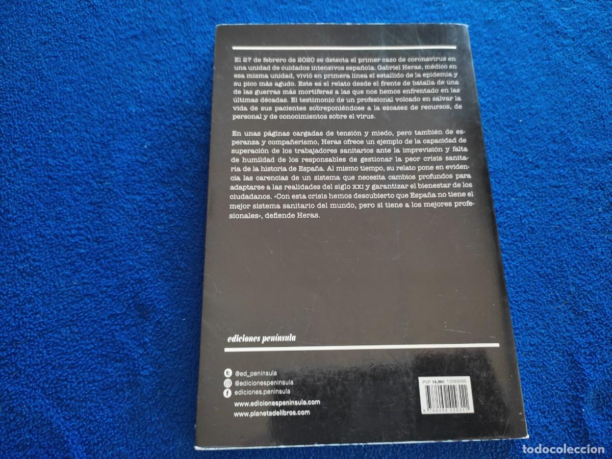 Libros de segunda mano: En Primera L&iacute;nea Gabriel Heras Ediciones Pen&iacute;nsula 2020 - Foto 3
