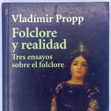 Libros de segunda mano: FOLCLORE Y REALIDAD. VLADIMIR PROPP.