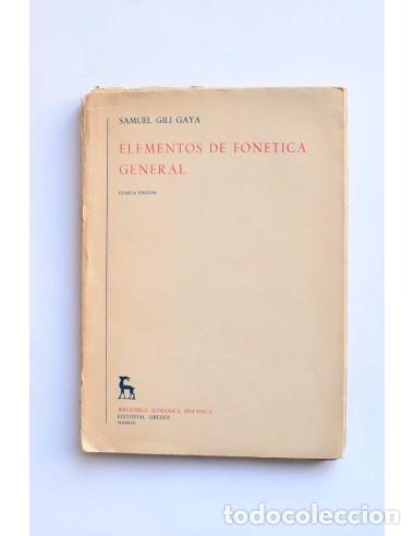 Libros de segunda mano: Elementos de fon&eacute;tica general - ALONSO, Amado - Foto 1