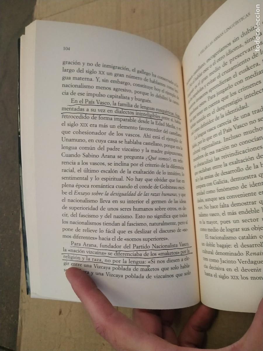Libros de segunda mano: Lenguas en guerra - Irene Lozano. Espasa - Foto 4