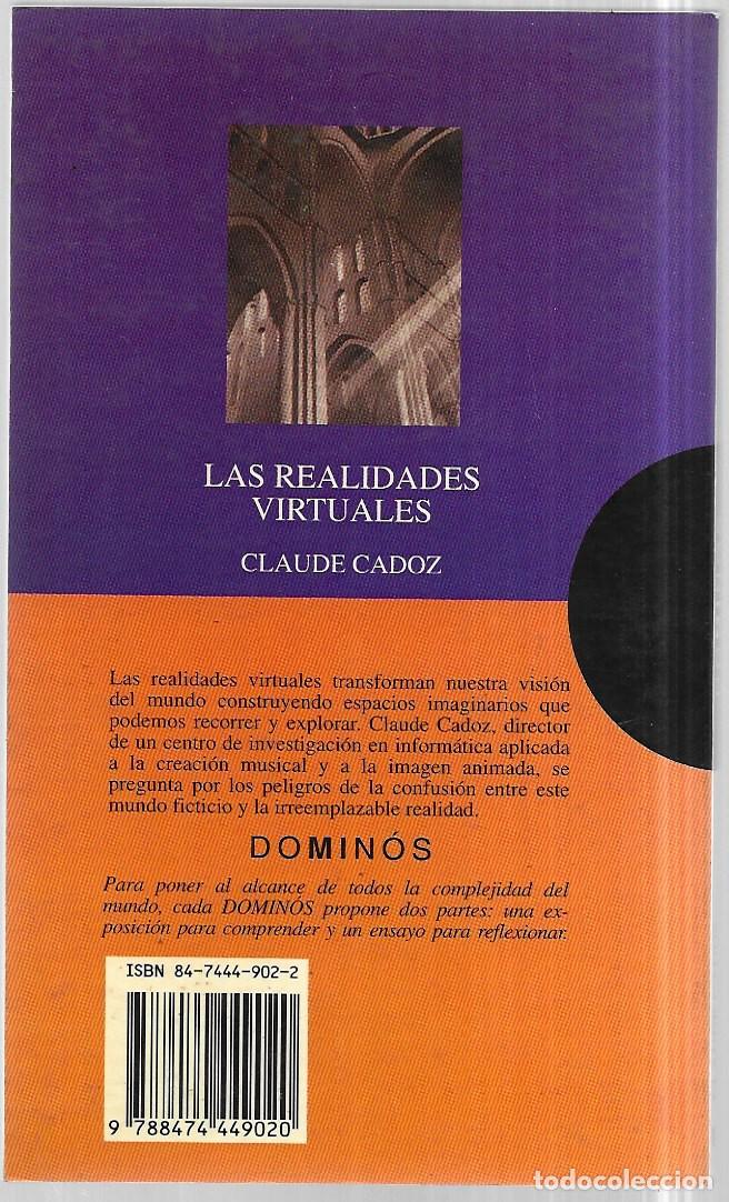 Libros de segunda mano: Claude Cadoz . Las realidades virtuales - Foto 2