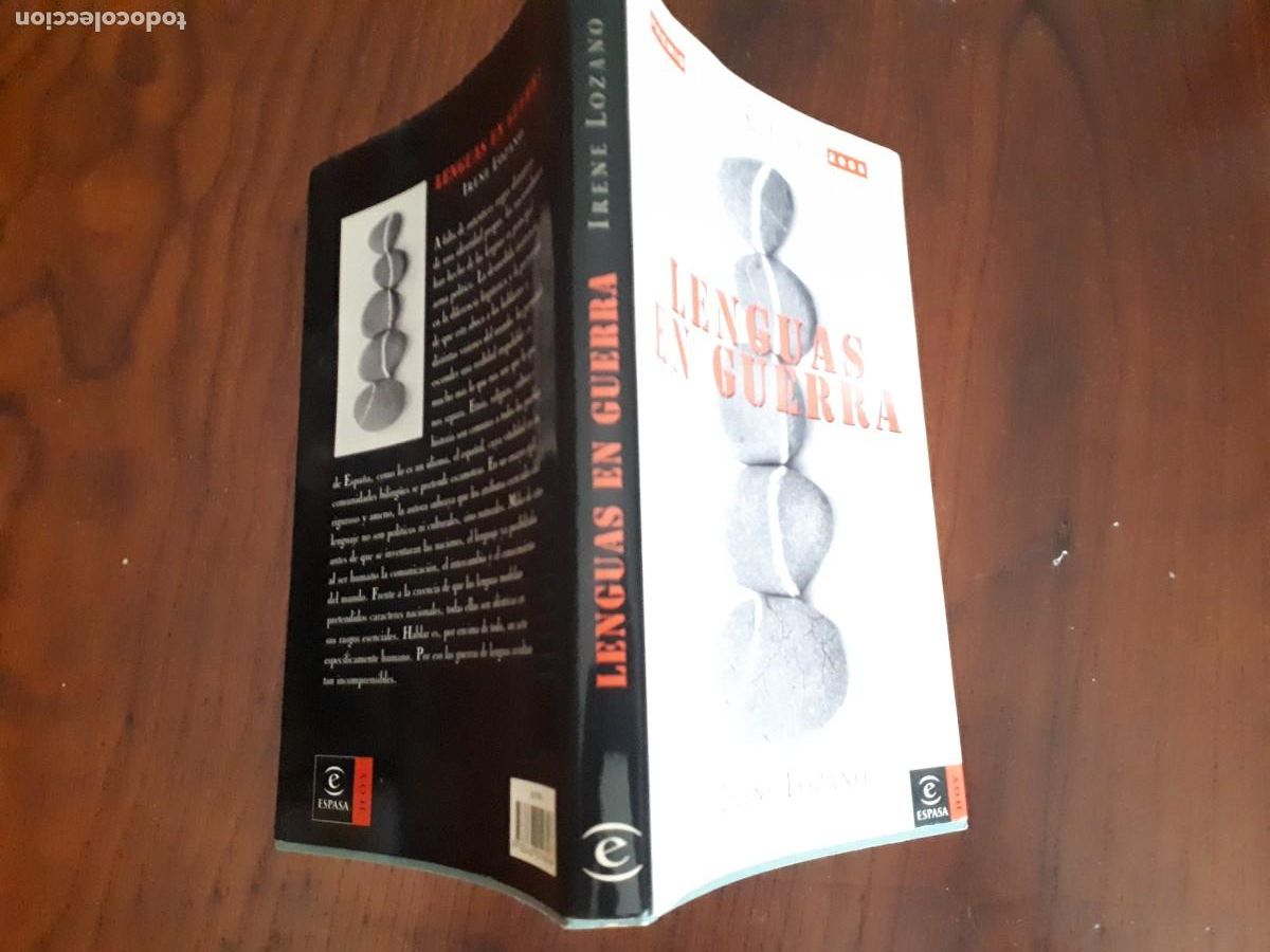 Libros de segunda mano: LENGUAS EN GUERRA. - IRENE LOZANO. - Foto 2