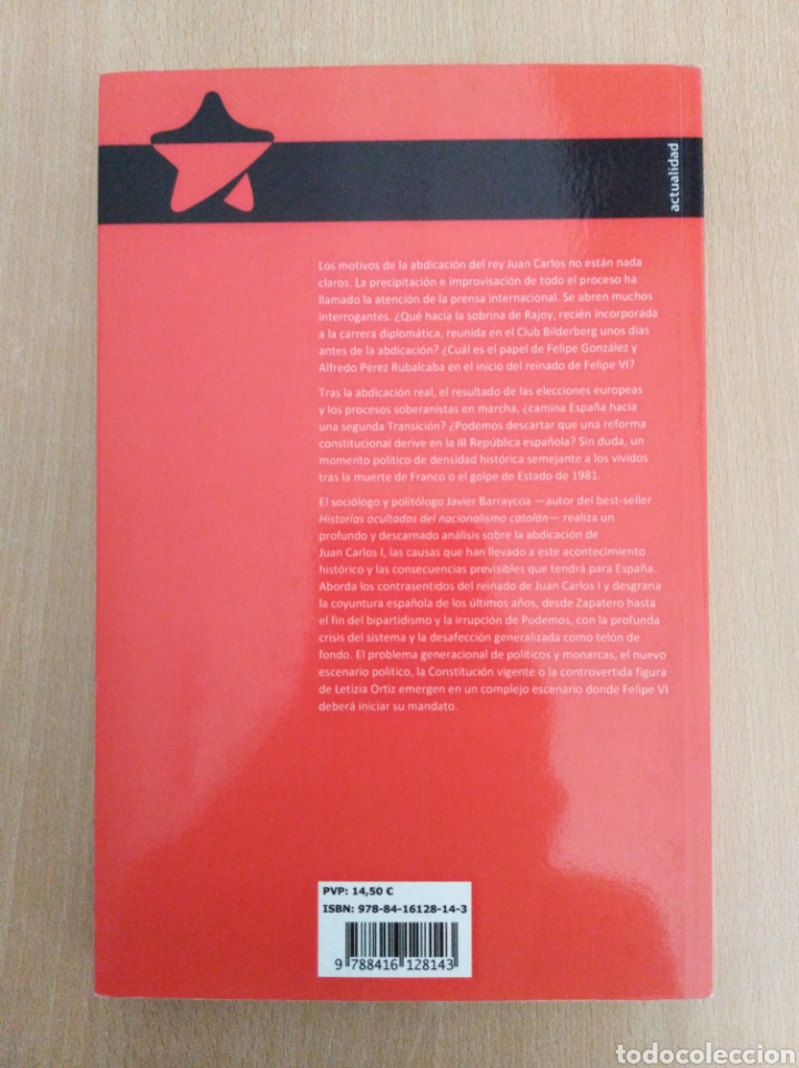 Libros de segunda mano: DOBLE ABDICACI&Oacute;N. Javier Barraycoa - Foto 3