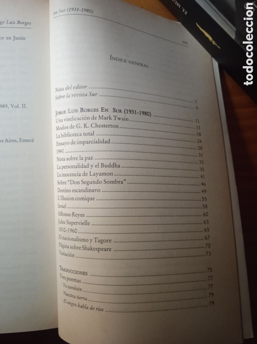 Libros de segunda mano: Borges en Sur. - Foto 3