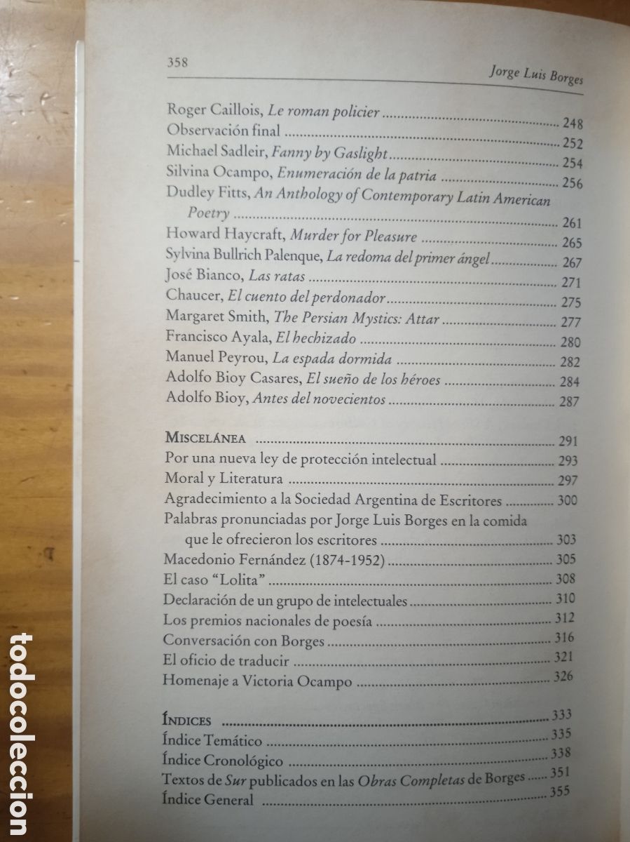 Libros de segunda mano: Borges en Sur. - Foto 5