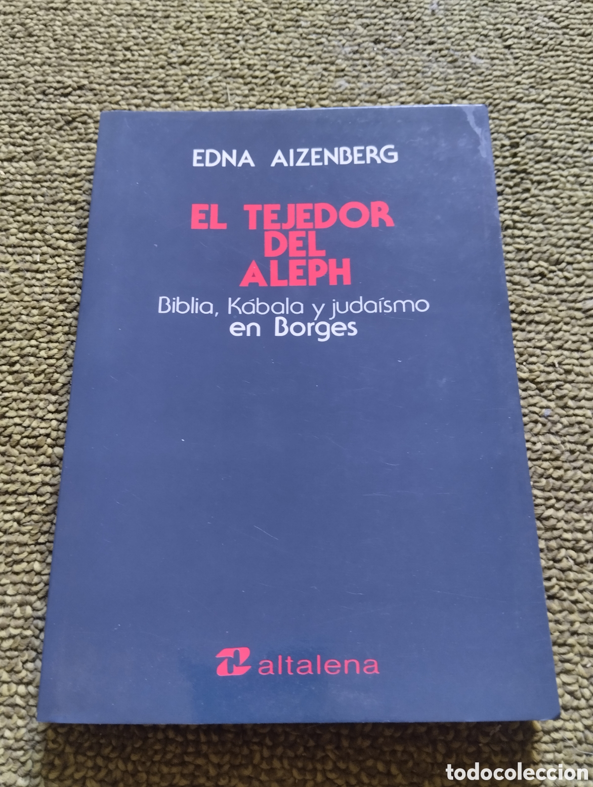 Libros de segunda mano: El tejedor del Aleph, Edna Aizenberg - Foto 1