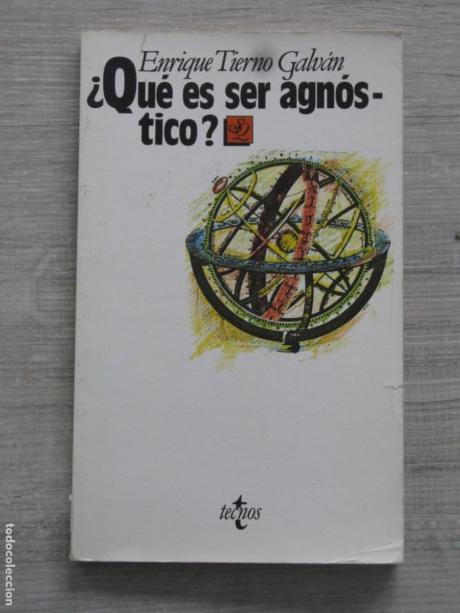 Libros de segunda mano: Que es ser agn&oacute;stico?. Enrique Tierno Galv&aacute;n - Foto 1