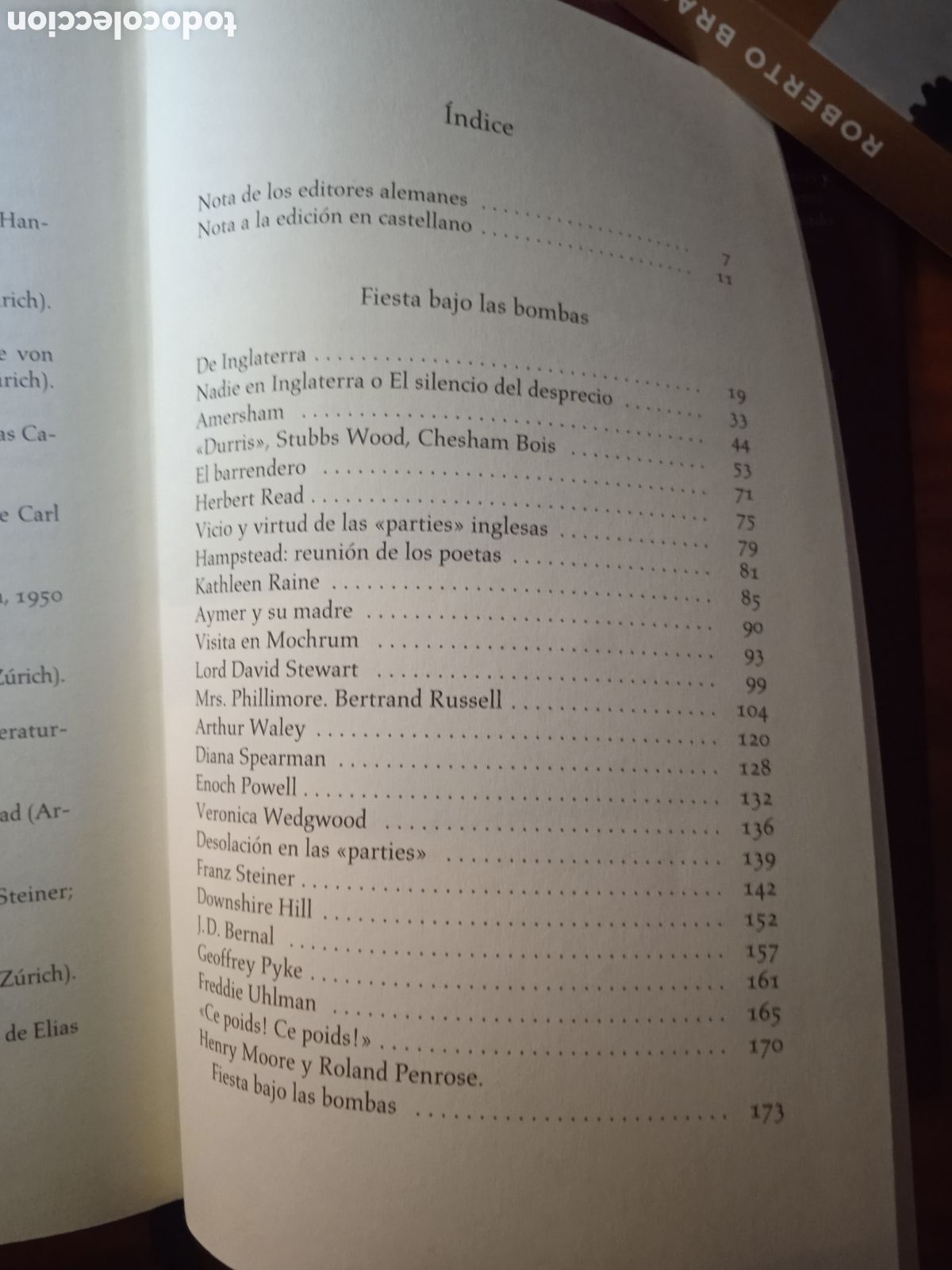 Libros de segunda mano: Fiesta bajo las bombas. El&iacute;as Canetti. - Foto 4