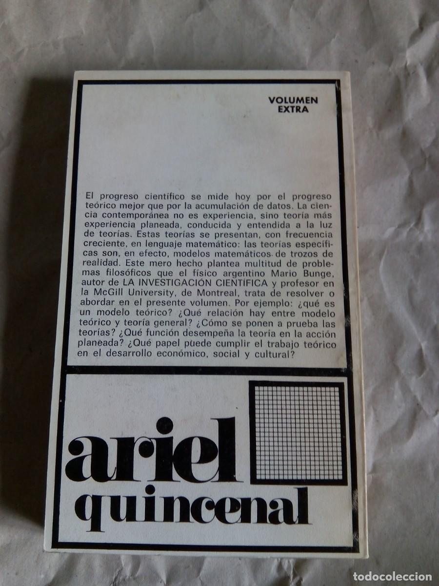 Libros de segunda mano: TEORIA Y REALIDAD / MARIO BUNGE - Foto 2