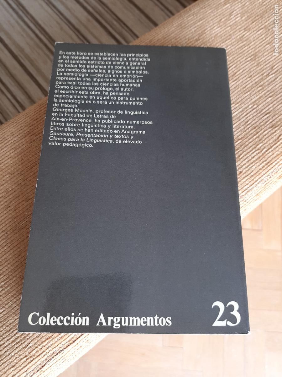 Libros de segunda mano: GEORGES MOUNIN - INTRODUCCI&Oacute;N A LA SEMIOLOG&Iacute;A - Foto 2