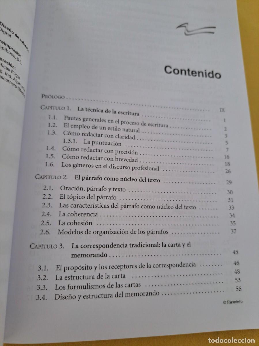 Libros de segunda mano: VER&Oacute;NICA VIVANCO - EL DON DE LA ESCRITURA: COMUNICAR CON ESTILO PROFESIONAL - PARANINFO 2008 - Foto 3