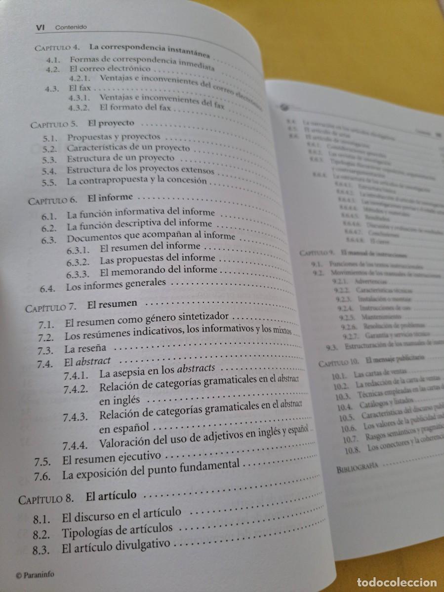 Libros de segunda mano: VER&Oacute;NICA VIVANCO - EL DON DE LA ESCRITURA: COMUNICAR CON ESTILO PROFESIONAL - PARANINFO 2008 - Foto 4