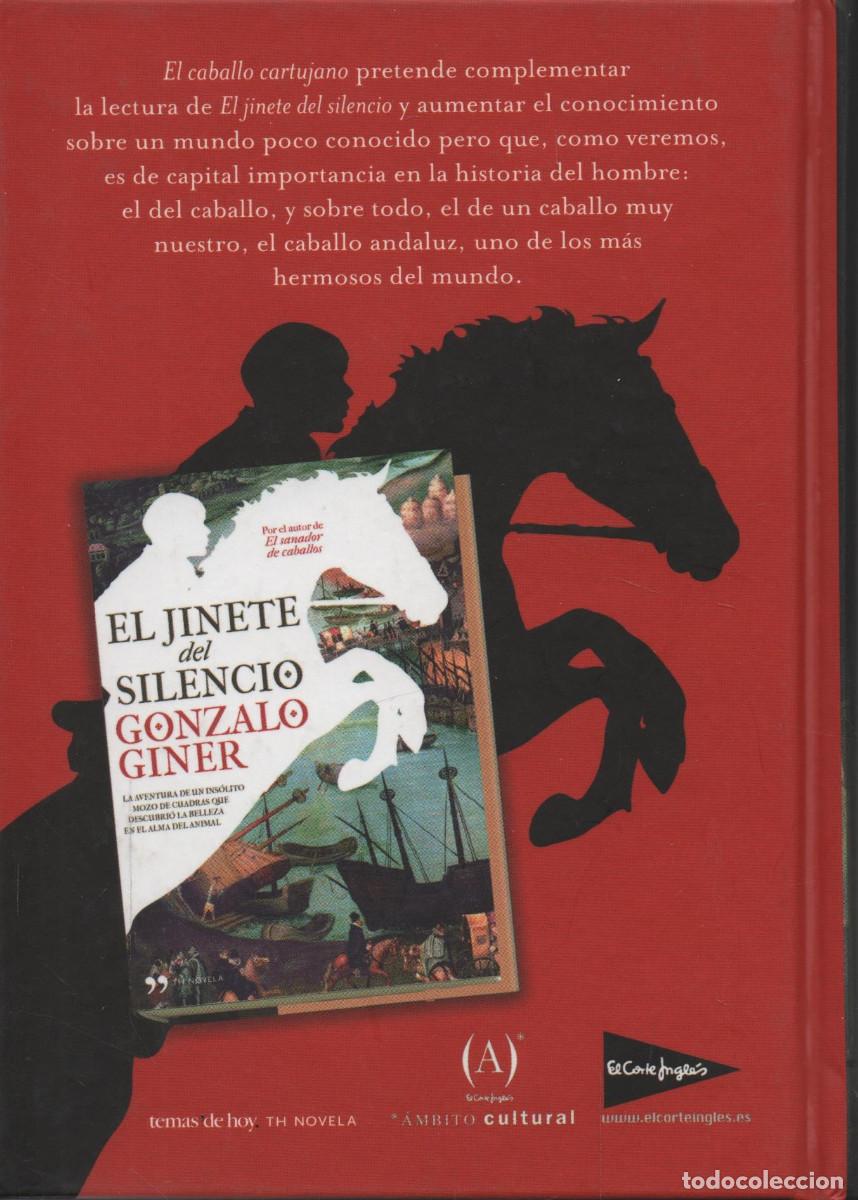 Libros de segunda mano: El caballo cartujano. Manuel Monterde. Temas de hoy. 2011. - Foto 2