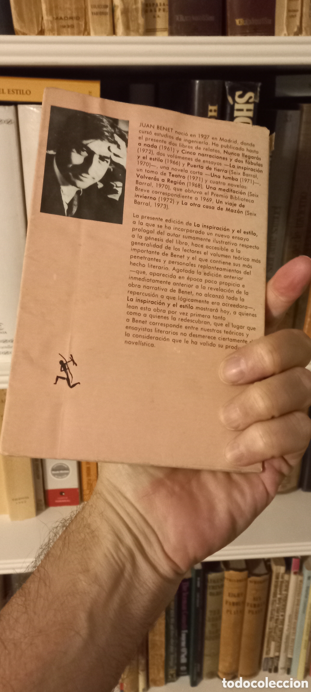 Libros de segunda mano: La inspiraci&oacute;n y el estilo, Juan Benet - Foto 3