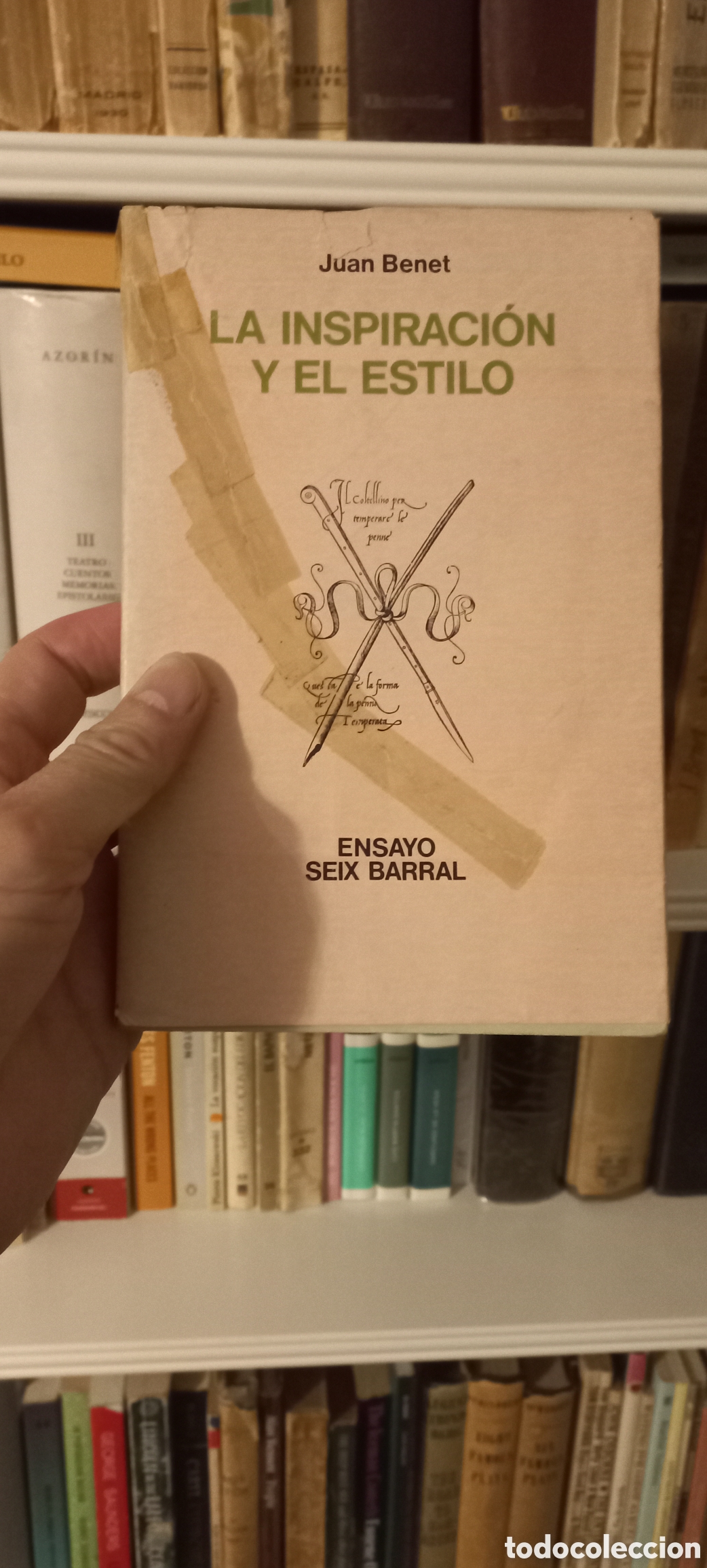 Libros de segunda mano: La inspiraci&oacute;n y el estilo, Juan Benet - Foto 1