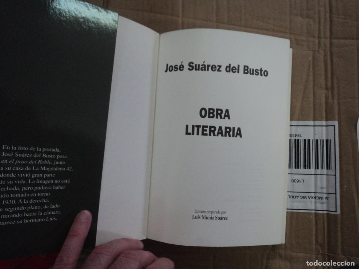Libros de segunda mano: Obra Literaria - Jos&eacute; Su&aacute;rez del Busto - Foto 2