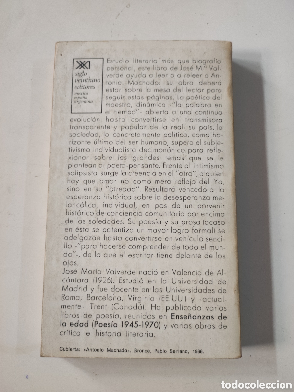 Libros de segunda mano: ANTONIO MACHADO .- J M Valverde - Foto 2