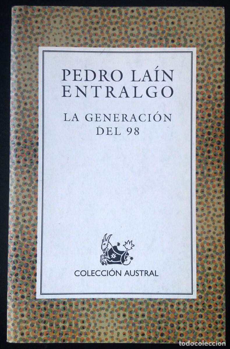 Libros de segunda mano: Pedro La&iacute;n Entralgo . La generaci&oacute;n del 98 - Foto 1