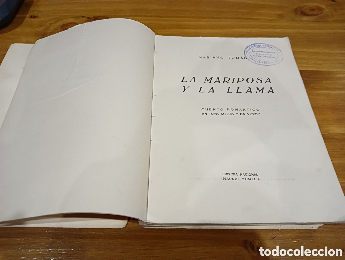 Libros de segunda mano: La Mariposa y la Llama. - Foto 3