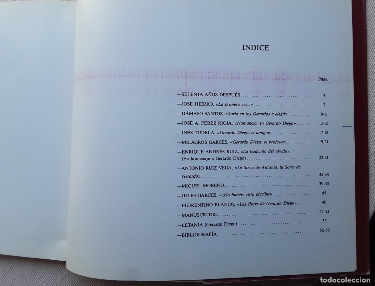 Libros de segunda mano: SORIA SUCEDIDA. GERARDO DIEGO. - Foto 2