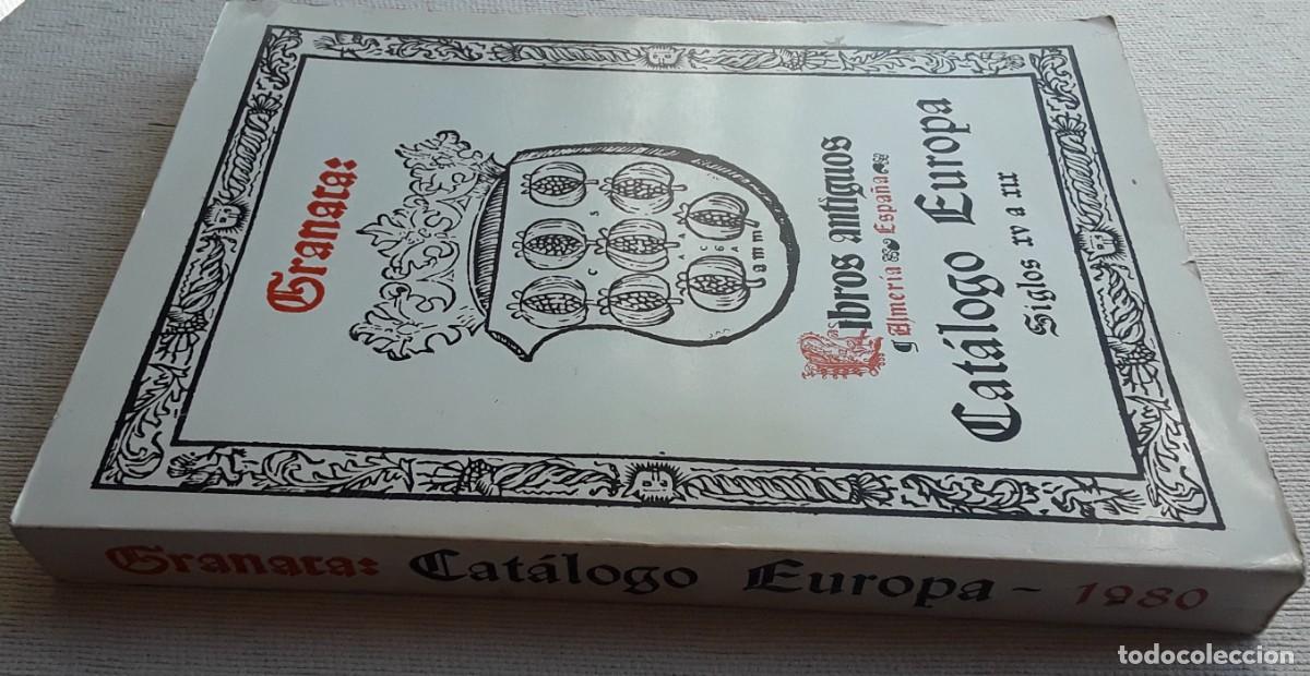 Libros de segunda mano: GRANATA. LIBROS ANTIGUOS. CAT&Aacute;LOGO EUROPA. - Foto 2