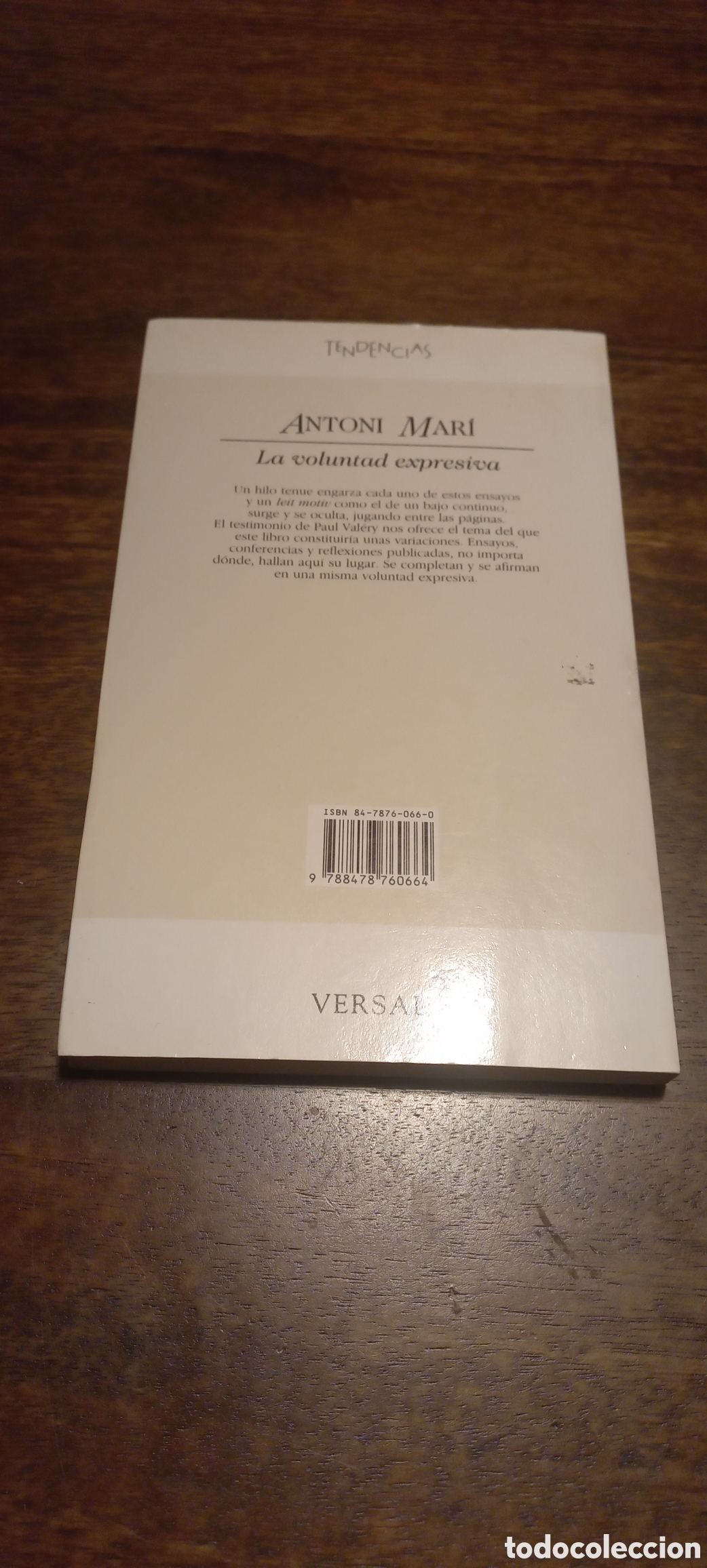 Libros de segunda mano: La voluntad expresiva, Antoni Mari - Foto 2