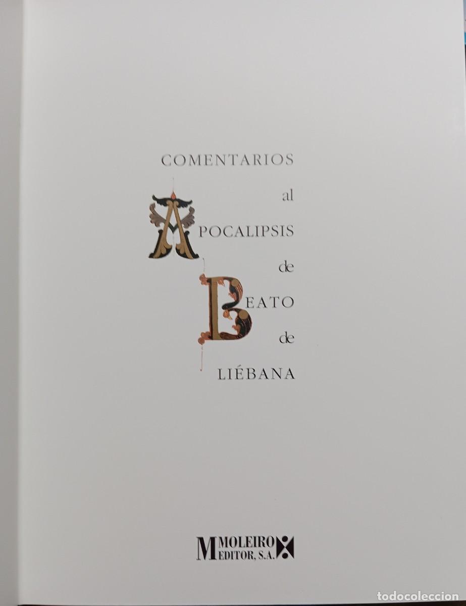 Libros de segunda mano: COMENTARIOS AL APOCALIPSIS DEL BEATO DE LIEBANA - Foto 2