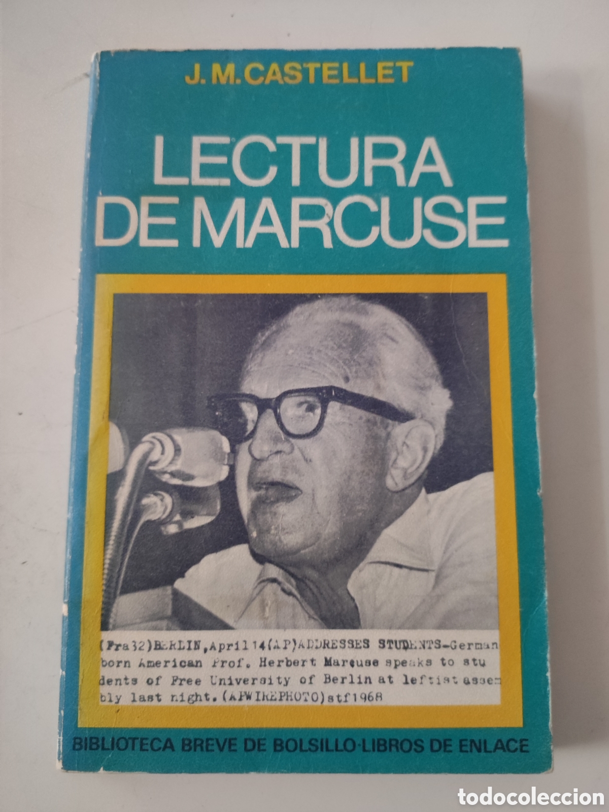 Libros de segunda mano: LECTURA DE MARCUSE .- J M Castellet - Foto 1