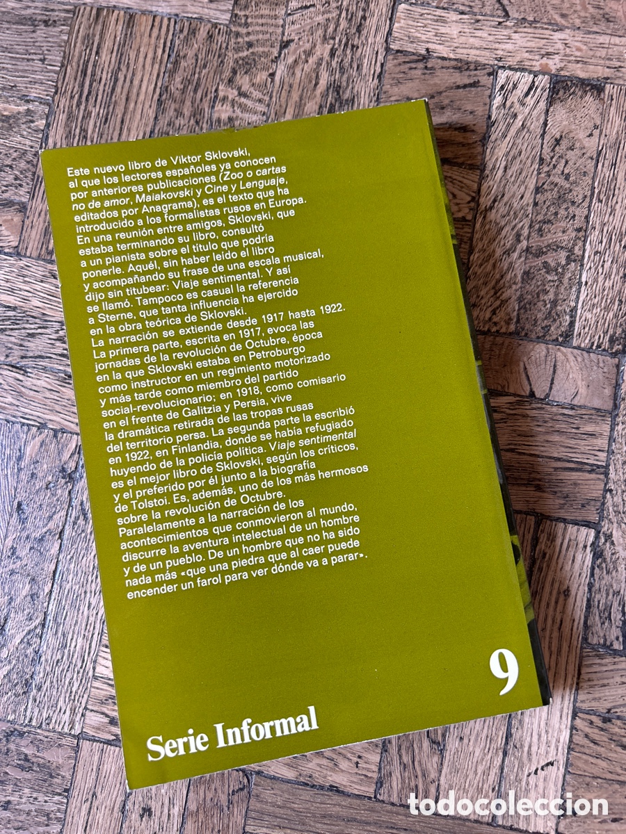 Libros de segunda mano: Viaje sentimental - Viktor Sklovski - Anagrama (1972) - Foto 5