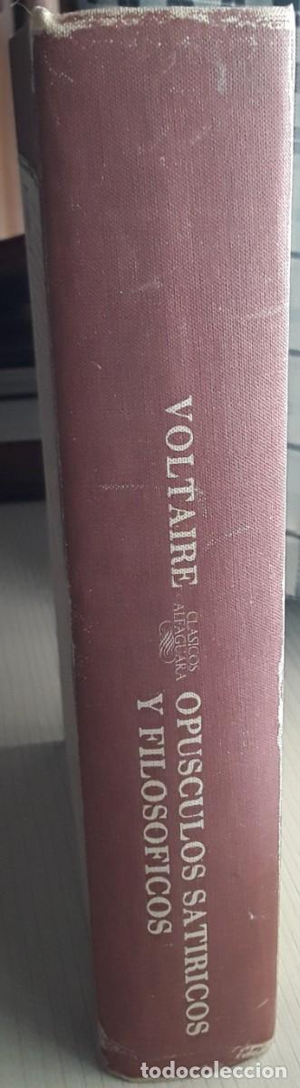 Libros de segunda mano: VOLTAIRE. OP&Uacute;SCULOS SAT&Iacute;RICOS Y FOLOS&Oacute;FICOS. - Foto 2