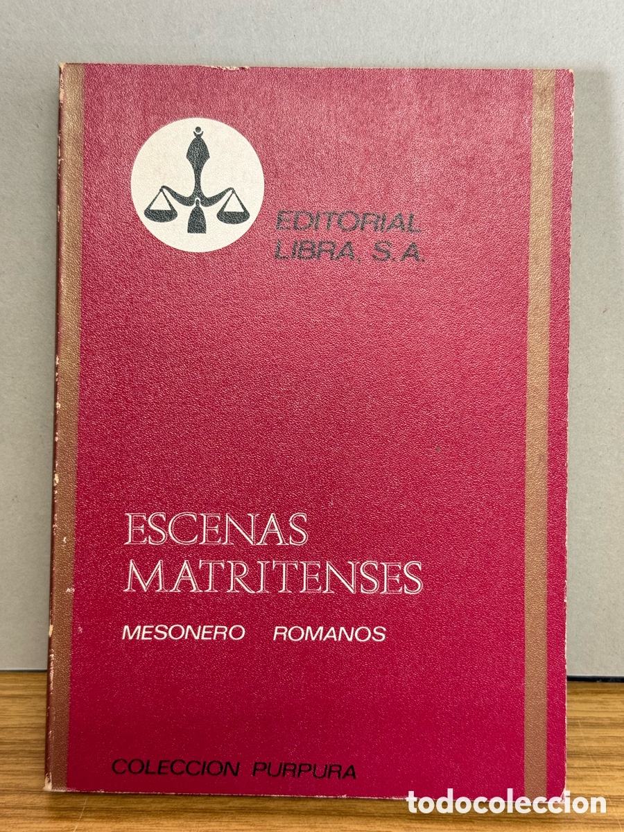 Libros de segunda mano: Libro: Escenas Matritenses - Foto 1